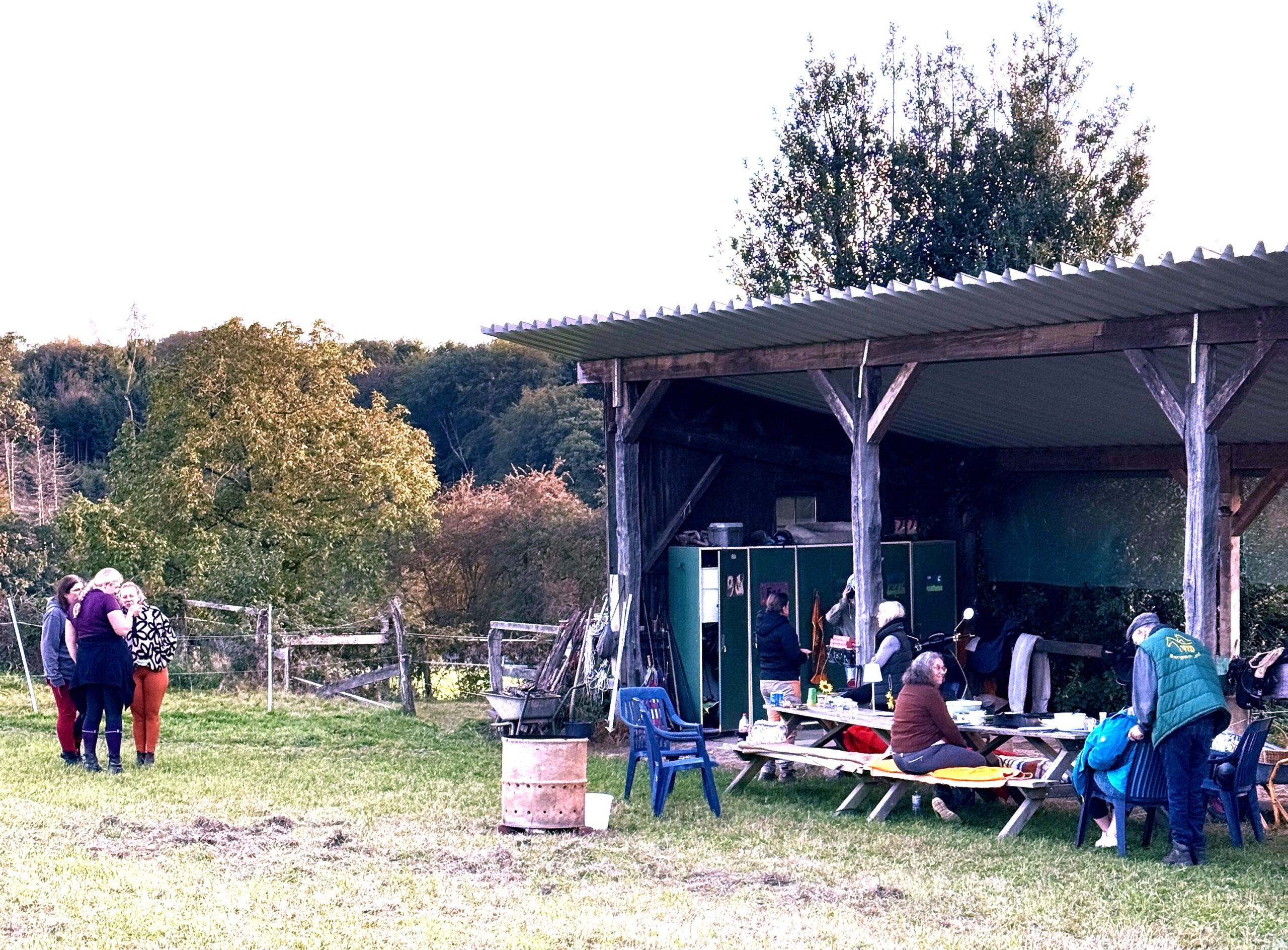 Reitercamp 2026 - Vor der Remise